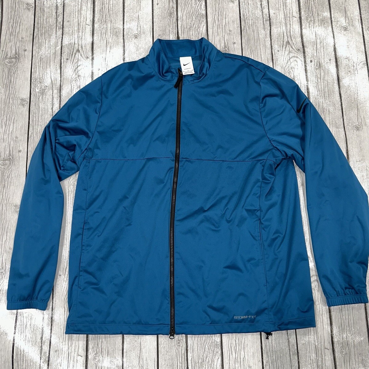 Nike STORM FIT Victory Full-Zip Golf Jacket Blue Men's Size XL | eBay