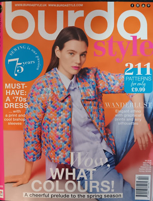Burda Style magazine-APRIL- 2025-WOW what colours