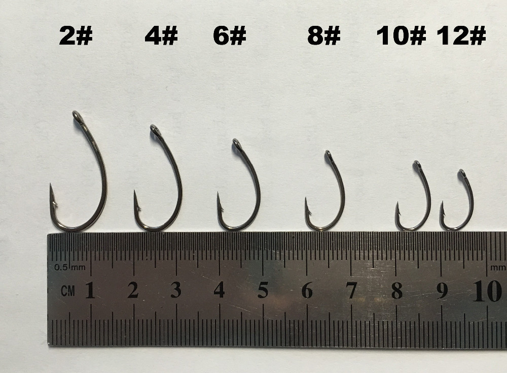 1000 x Cruve Shank Hooks for Carp Fishing, Carp Fishing Tackle