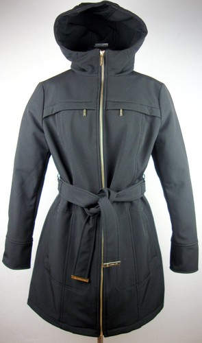 MICHAEL KORS Trenchcoat Mantel Jacke Parka Damen Kapuze Jacket Schwarz Gr.M NEU - Bild 3 von 12