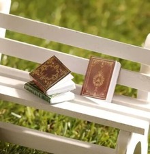 3 pcs Dolls House Miniature Books 1:12 scale Craft Decoration Prop Accessory