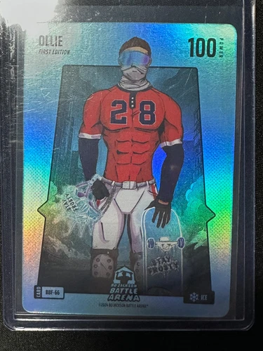 2024 Bo Jackson Battle Arena 1st Edition Ollie Matt Olson SP Blue Ice Battlefoil