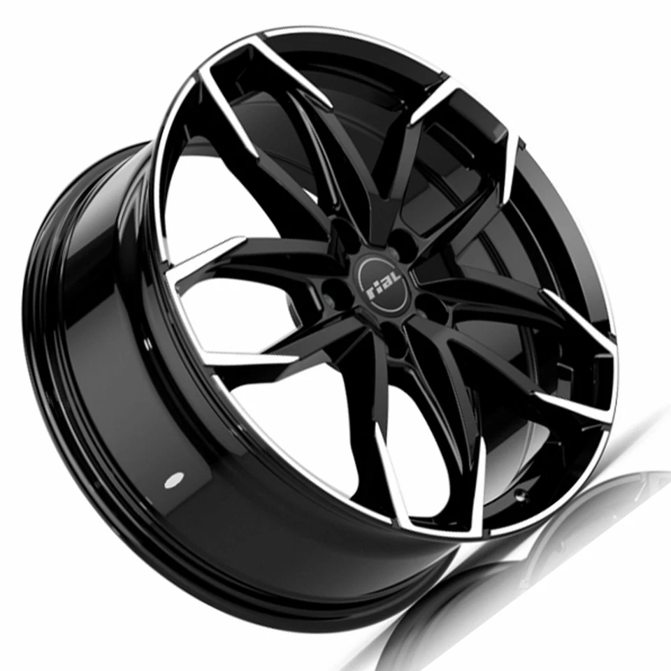 19" Rial Lucca Black Polish Sommerräder 225/35 R19 Sommerreifen für VW Golf 8 - Bild 3 von 4