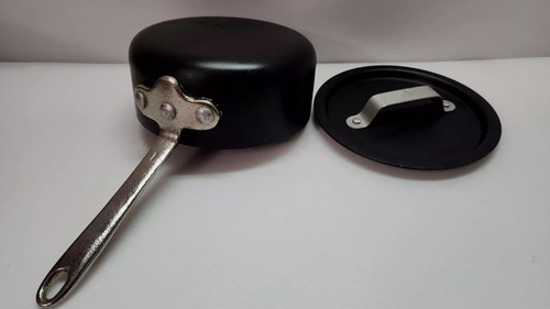 RARE* Vtg Calphalon Commercial 1qt 5001 saucepan Hard anodized Aluminum - Picture 7 of 13