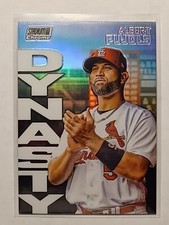 Albert Pujols 2022 Topps Stadium Club Chrome Dynasty Insert St Louis Cardinals 
