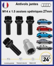 Anti-theft nuts for Audi black wheels