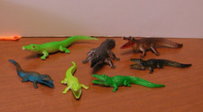 Lot Of Plastic Reptile Toys