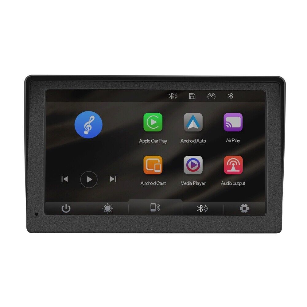 Car Radio Wireless Apple Carplay Android Auto 7 Inch Portable Touch Screen BT FM