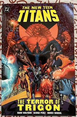THE NEW TEEN TITANS THE TERROR OF TRIGON GRAPHIC NOVEL PEREZ & WOLFMAN 2003 DC