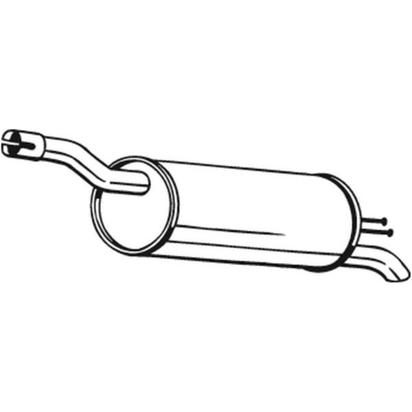 Bosal EndschalldäMpfer SchalldäMpfer Passend FüR Fiat Doblo 148-339-image