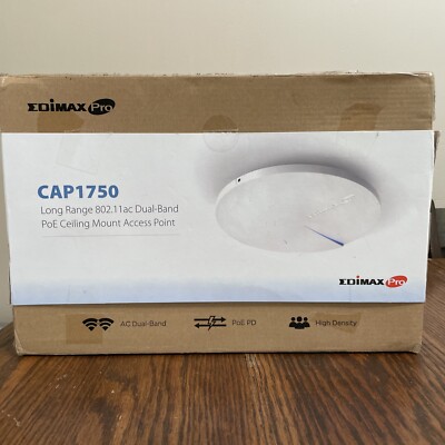 Edimax Pro CAP1750 Dual Band Ceiling Mount Access Point Hotel Hospital School