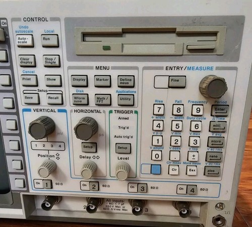 HP-Agilent-Keysight 54542A Digitalisieroszilloskop 4 Kanal 2 GSa/s - Bild 9 von 9