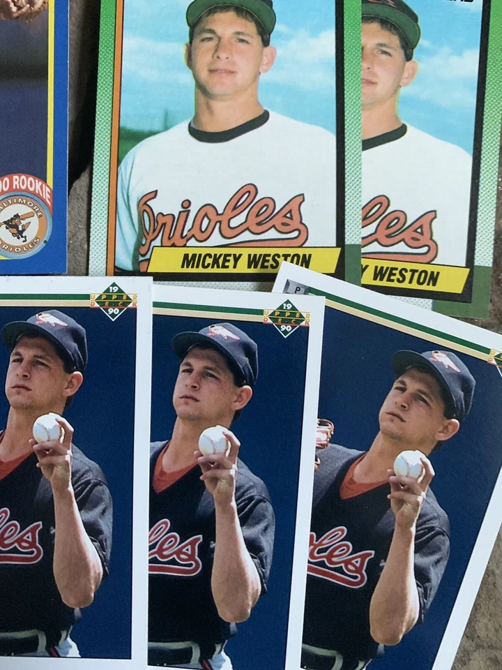 Mickey Weston Baseball Cards. Baltimore Orioles. - Image 3 of 3