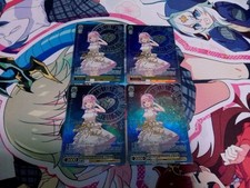 Starlight Alliance Yume Miru Riamu Signed Card Set of 4 Weiss