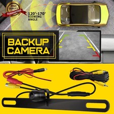 170° Car Rear Backup View Camera License Plate Reverse LED Night Vision IP68