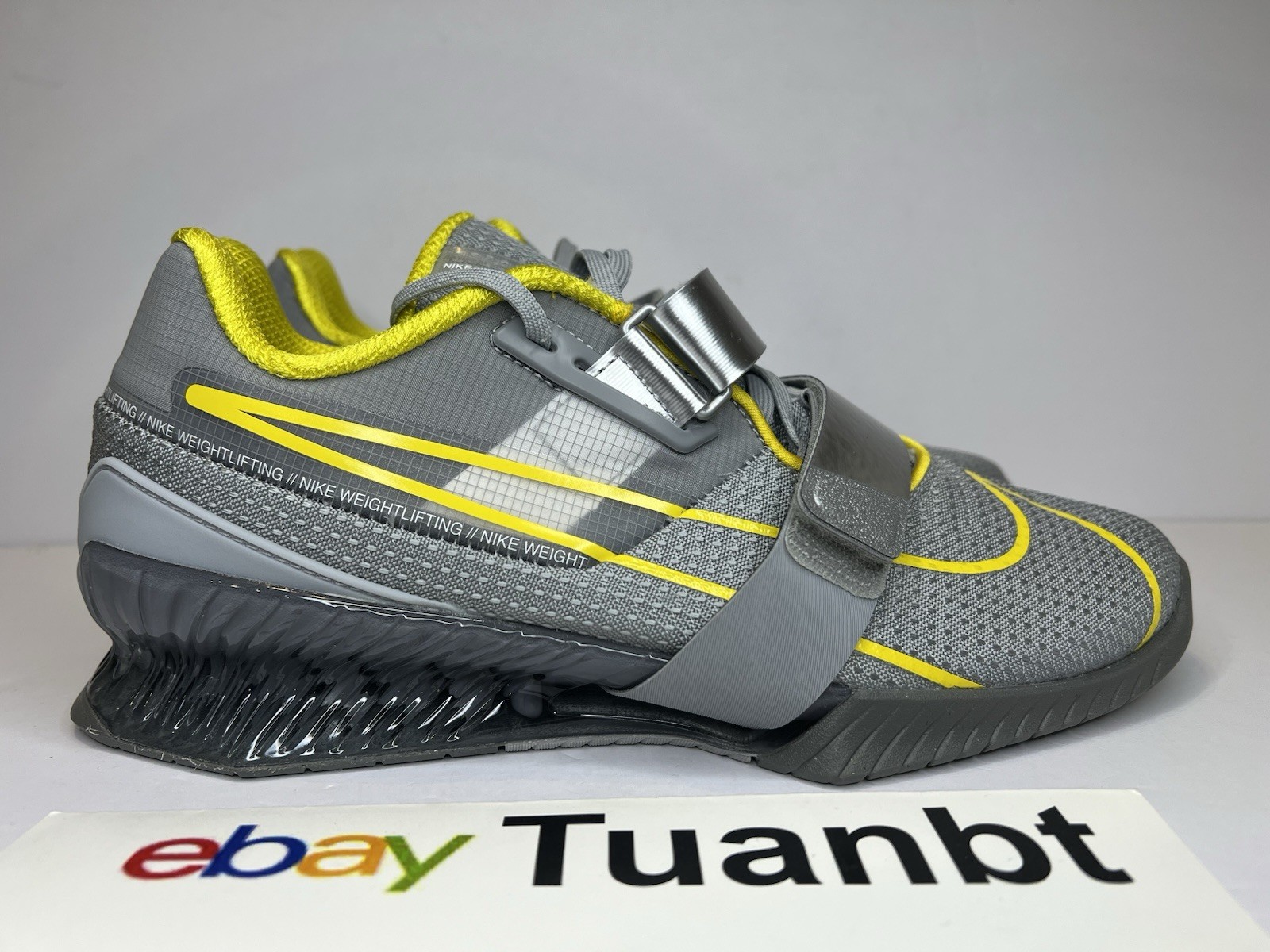 SAOLA NUOVISSIME scarpe da sollevamento pesi Nike Romaleos 4 grigio lupo fulmine CD3463 002