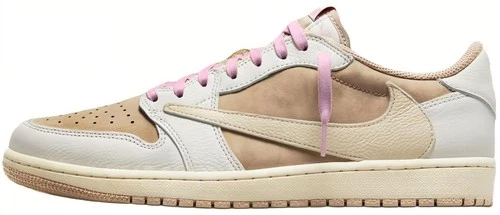 Travis Scott x Air Jordan 1 OG SP Low Sail Shy Pink