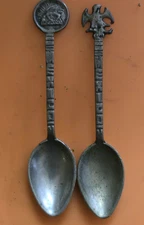 Vintage Sterling Silver Mexico Miniature Souvenir Spoons