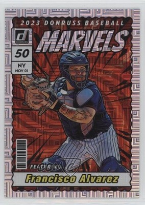 2023 Panini Donruss Marvels Vector Francisco Alvarez #M1 Rookie RC 1k9t