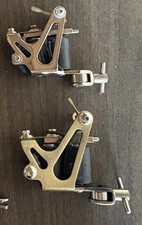 tattoo coil machine 2 Steel Machines 1 Gold Color Not Brass Tattoo,1 Chrome