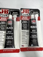 JB Weld 32329 Ultimate Black Silicone Gasket Maker  Sealant - 3 Oz. lot of 2