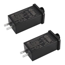 2Packs Replacement Yard Inflatable Adapter 12V 1A Power Supply