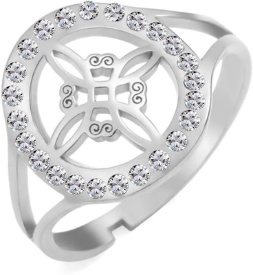 Witch Knot Ring für Frauen keltischen quaternären Wiccan Hexen Knoten Ring Edels