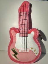 FAO Schwarz New Pink Plushie Guitar Rock and Glam