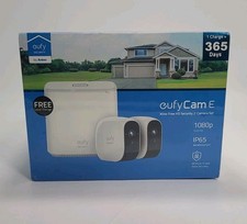 eufy Cam E Wireless HD Security 2-Camera Set 1080p IP65 weatherproof