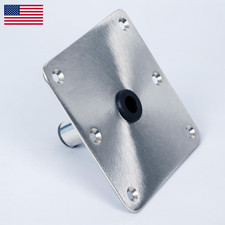 Marinexplore Boat Seat Base7 X 7 Boat Seat Pedestal Base Plate For 3/4 Pin Post
