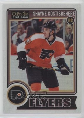 2014 O-Pee-Chee Platinum White Ice /199 Shayne Gostisbehere #168 Rookie RC 0o5t