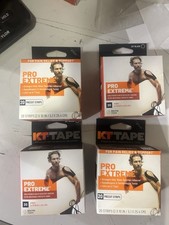 Lot of 4 KT Tape Pro Extreme Kinesiology Tape Titan Tan 80 Strips 2 x 10 In