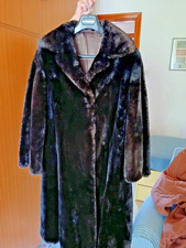 Pelliccia cappotto di castoro rasato marrone vintage