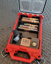 Cigar Humidor Insert With Included Hydrometer For Milwaukee Packout Low Profile