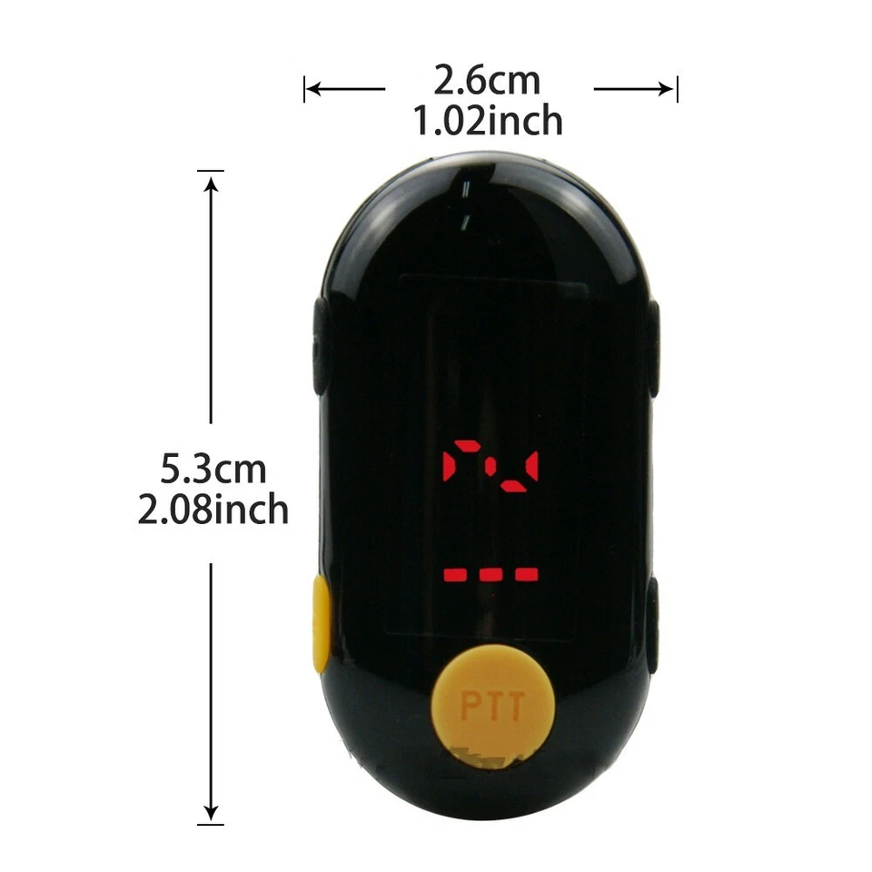 Portable Two Way Radio Mini Walkie Talkie UHF 400-470MHz 25 Channles Long Range - Image 3 of 4