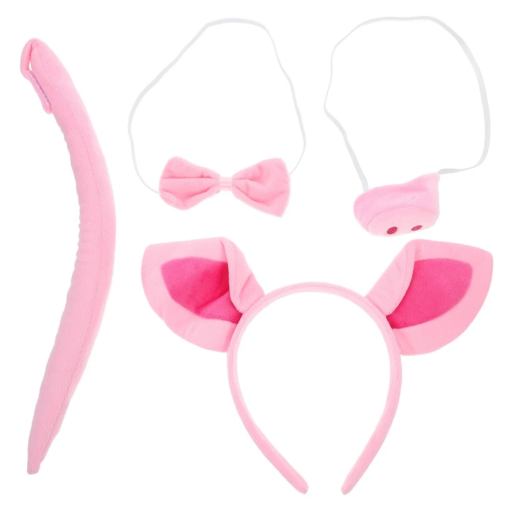 VETEMENTS Set Abbigliamento Maiale Papà Bambino Vestito Fantasia Costume Accessori Animale Festa