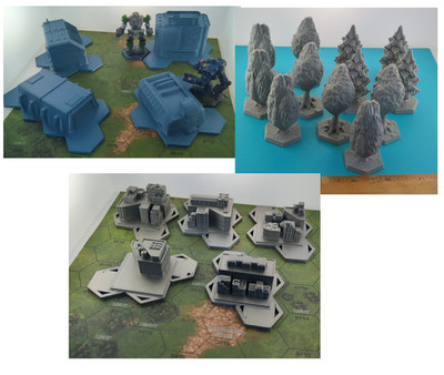 GREAT VALUE hex #12 6mm terrain FAST SHIP|Alternate Wargaming Miniature
