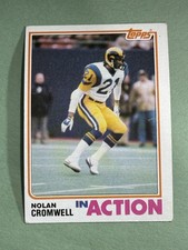 Nolan Cromwell 1982 Topps Los Angeles Rams #372 GG450