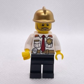 LEGO Fire Chief Minifigure cty0350 - Sets 60004, 60088 & 60110 - Free Shipping