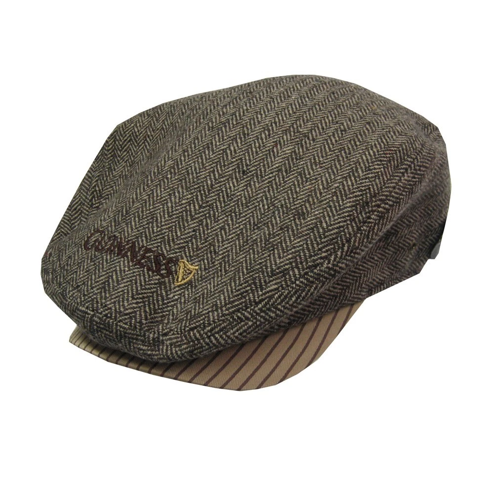 Traditional Craft Limited Guinness Brown Tweed Flat Cap