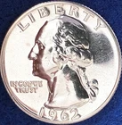1962 Washington Quarter 90% Silver Choice Proof