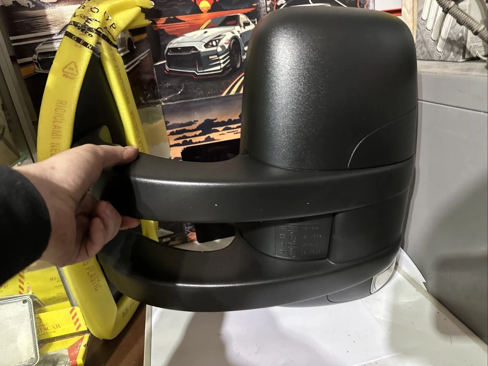 Specchio retrovisore braccio lungo manuale riscaldato sensore temperatura sinistro per Iveco Daily 5/2014> originale - Immagine 4 di 4