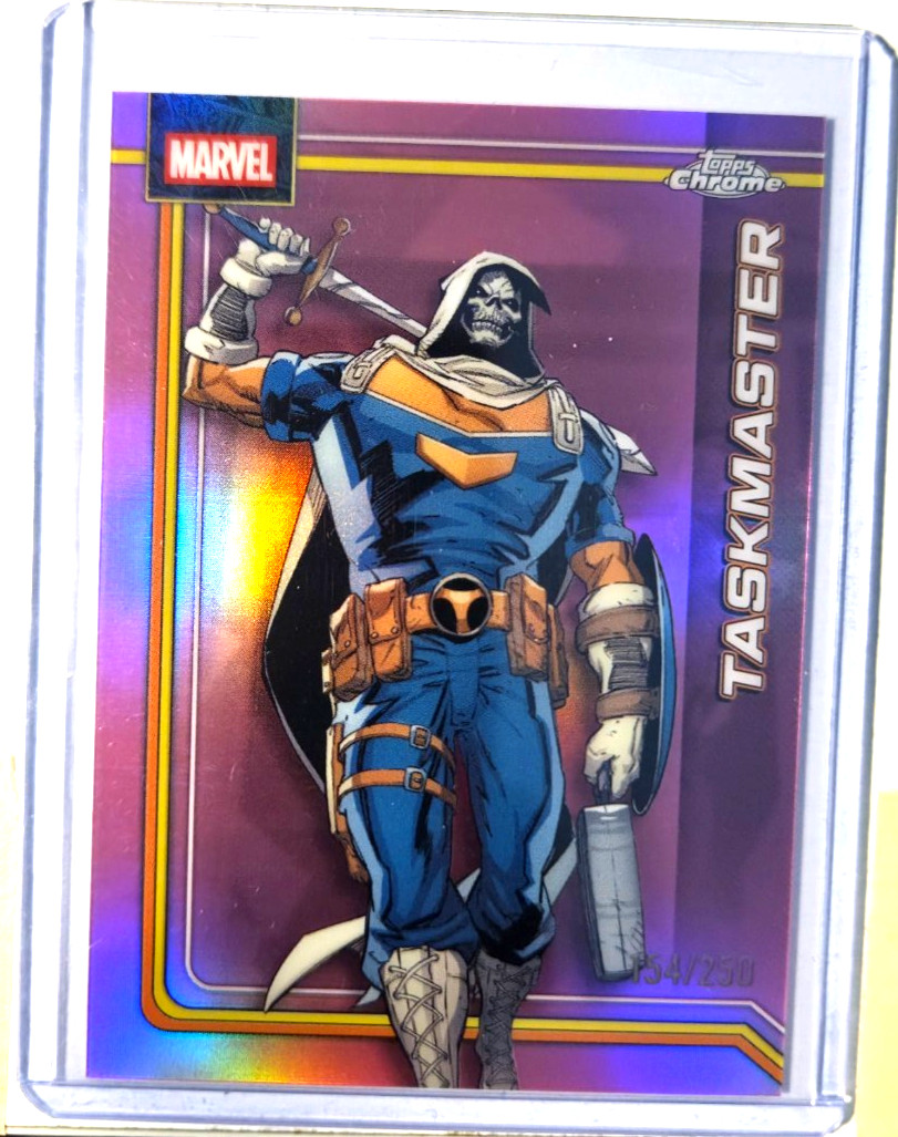 2026 Topps Chrome Marvel Comics #173 Taskmaster Pink Refractor 154  /250