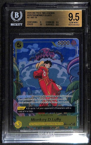 Monkey.D.Luffy (Treasure Rare) graded BGS 9.5 for sale on eBay