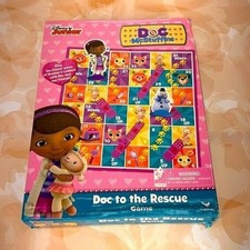 Disney Junior Doc McStuffins Doc To The Rescue Snakes & Ladders Game For Ages 4+