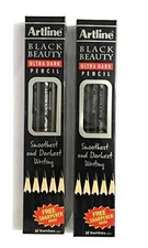 Black Beauty Ultra dark Pencil Pack of 2 2
