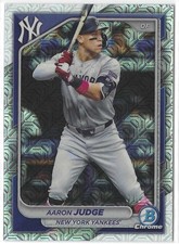 Aaron Judge, Mojo Mega Box Refractor, 2024 Bowman Chrome #80