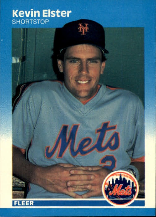 1987 Fleer #7 Kevin Elster RC - BB
