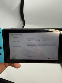 Nintendo Switch Console Neon Blue/Red 32GB - Tested & Working Model HAC-001-01