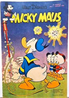 Micky Maus Heft Nr.1 1954 gut   5482 - Bild 1 von 4